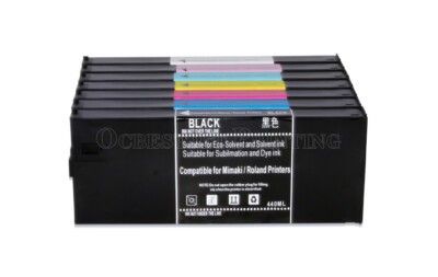 7PCS LF-140 Ink Cartridge Full With 440ML UV Ink For Mimaki UJF-6042 UJF-3042