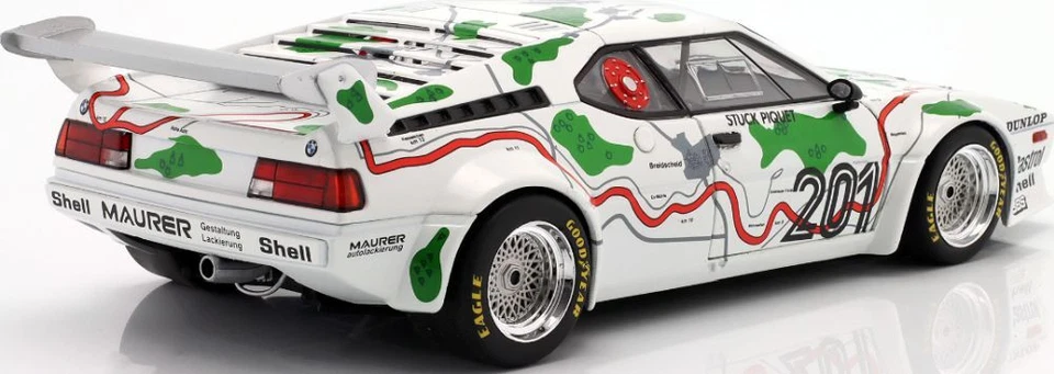 1:18 IXO W1803003 Stuck/Piquet BMW M1 Procar #201 3° 1000Km Nürburgring 1980 - Immagine 2 di 3