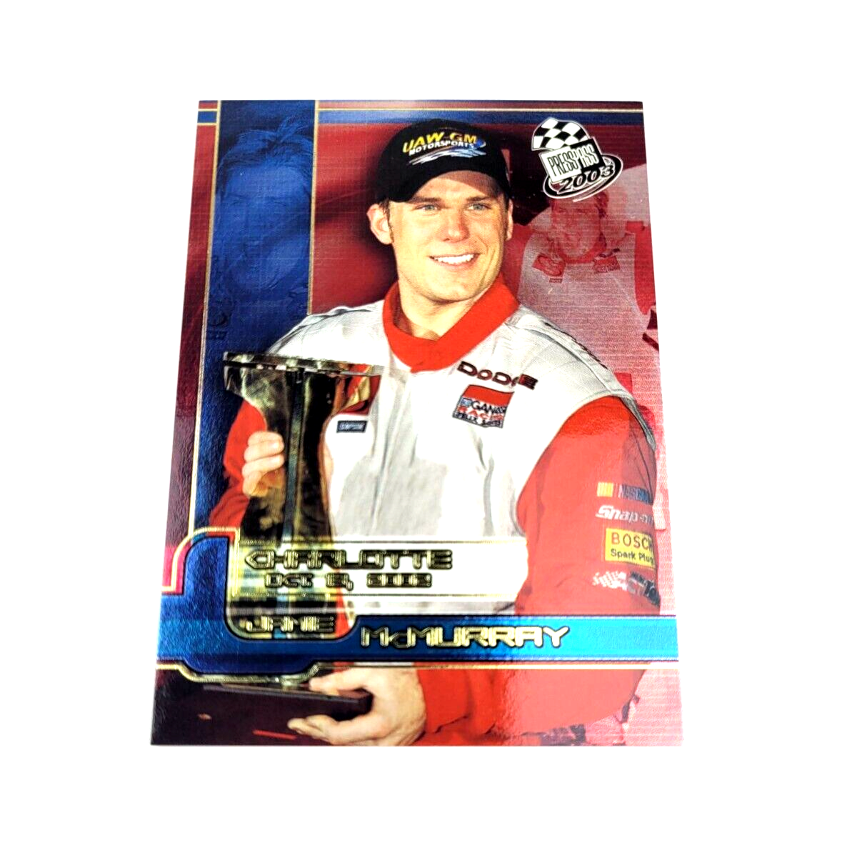 2003 Press Pass First Win Jamie McMurray #0 | eBay