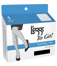 L'eggs 15201 To Go Women's Control Pantyhose NEW!!