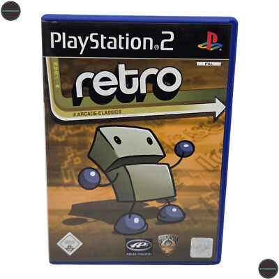 Retro 8 Arcade Classics From Yesterday Playstation PS2 Spiel PAL 2004