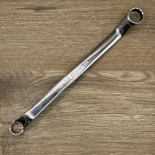 Snap On 12MM-14MM 12PT Metric Deep 60° Offset Box End Wrench USA XOM1214