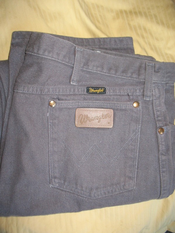 W@W!! Very Rare US Wrangler NOS Premium Med Gray Denim (Real) Jeans   NWoT 2002
