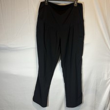 Med Couture  One Maternity Women's Scrub Black Pants Size MP Medium Pockets