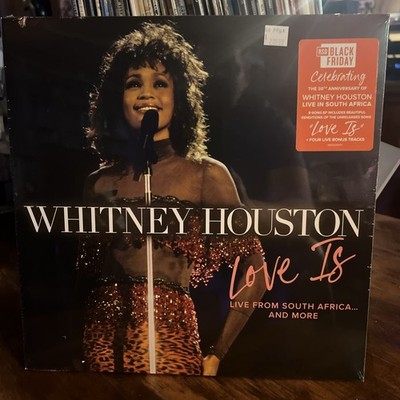 WHITNEY HOUSTON ''LOVE IS-LIVE FROM SOUTH AFRICA AND MORE'' NEW! SEALED LP! (MINT)