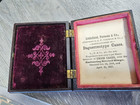Circa 1850s Mourning Woman  Daguerreotype In Velvet Case With Company Insert — photo 2