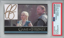 2014 RITTENHOUSE GAME OF THRONES EMILIA CLARKE AUTOGRAPH CUT PSA DNA COA SIGNED