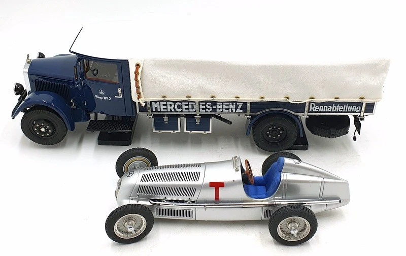 CMC 1/18 Scale M-164 - Mercedes-Benz LKW Renntransporter With W25 T-Car - Bild 2 von 4