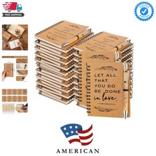 100 Pcs/ 50 Set Mother's Day Christian Gift Bulk Include Spiral Notebook and ...
