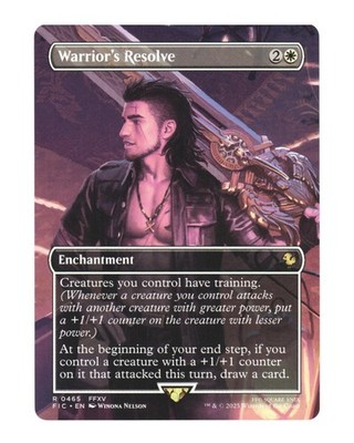 MTG | Warrior's Resolve | Final Fantasy | NM | EN