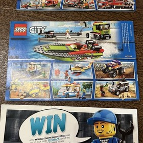 LEGO City: Police Station 60246 Manuals Only #1 #2 #4