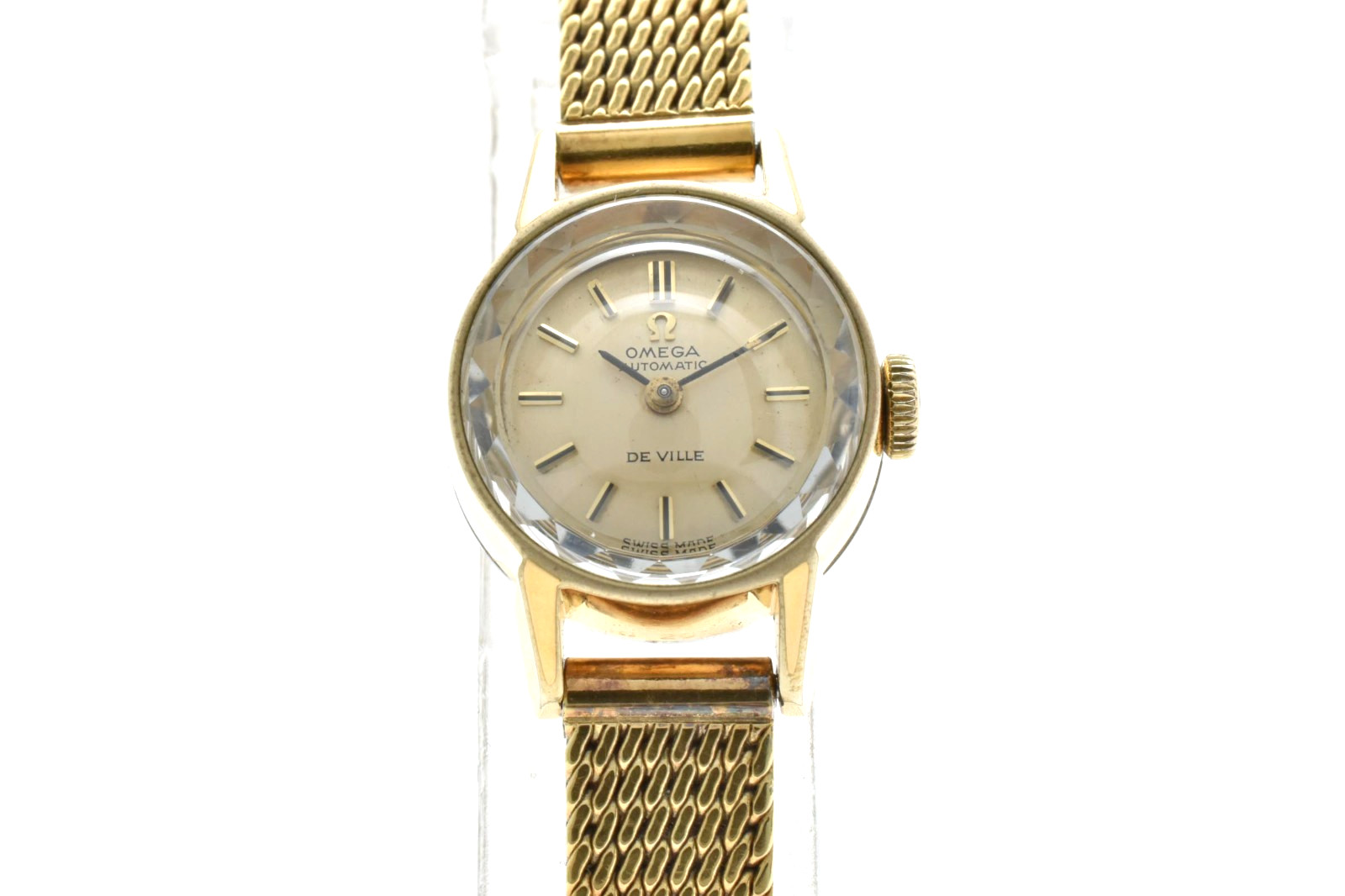Vintage[Exc+5] OMEGA Cal.661 Ladymatic 551.004 Auto Manual Gold 18mm Women Watch image 3