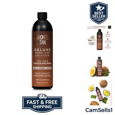 Bronze Tan Dark Spray Tan Solution   Professional Airbrush Tanning Liquid for...