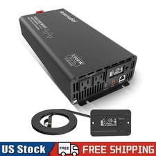 1000W 2000W Pure Sine Wave Inverter 12V DC to 120V AC Converter Power Inverter