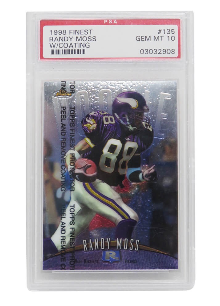 Randy Moss Finest #135 W/ Coating