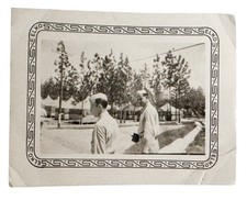 1940s WW2 Photo U.S. Army GIs Tent Camp