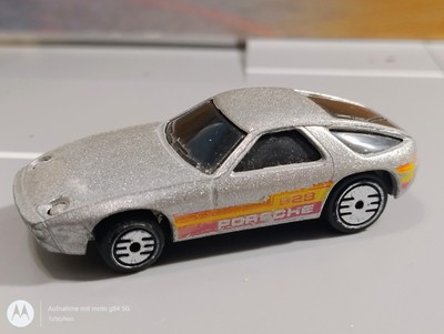 Spielzeugauto Hot Wheels 1978 Porsche 928 Ultra Hots silbermetallic SEHR GUT