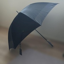 Burberry Black 8 ribs Long Umbrella 65cm 100 Polyester Men New Japan W/Tag