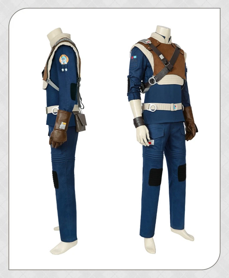 Star Wars Orden Jedi Cal Kestis Disfraz Disfraz Conjunto Completo Moda Vestir Foto 4 de 4