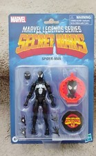 Marvel Legends Secret Wars Spider-Man Black Symbiote 40th Anniversary Figure