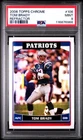 2006 TOPPS CHROME REFRACTOR #106 TOM BRADY PSA 9