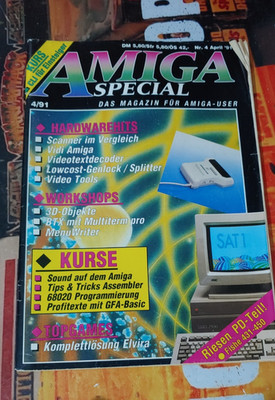 AMIGA Special 4/91 1991 Magazin für Amiga-User Commodore