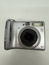 Canon PowerShot A540 6MP Digital Camera Parts/Repair Battery Corrosion