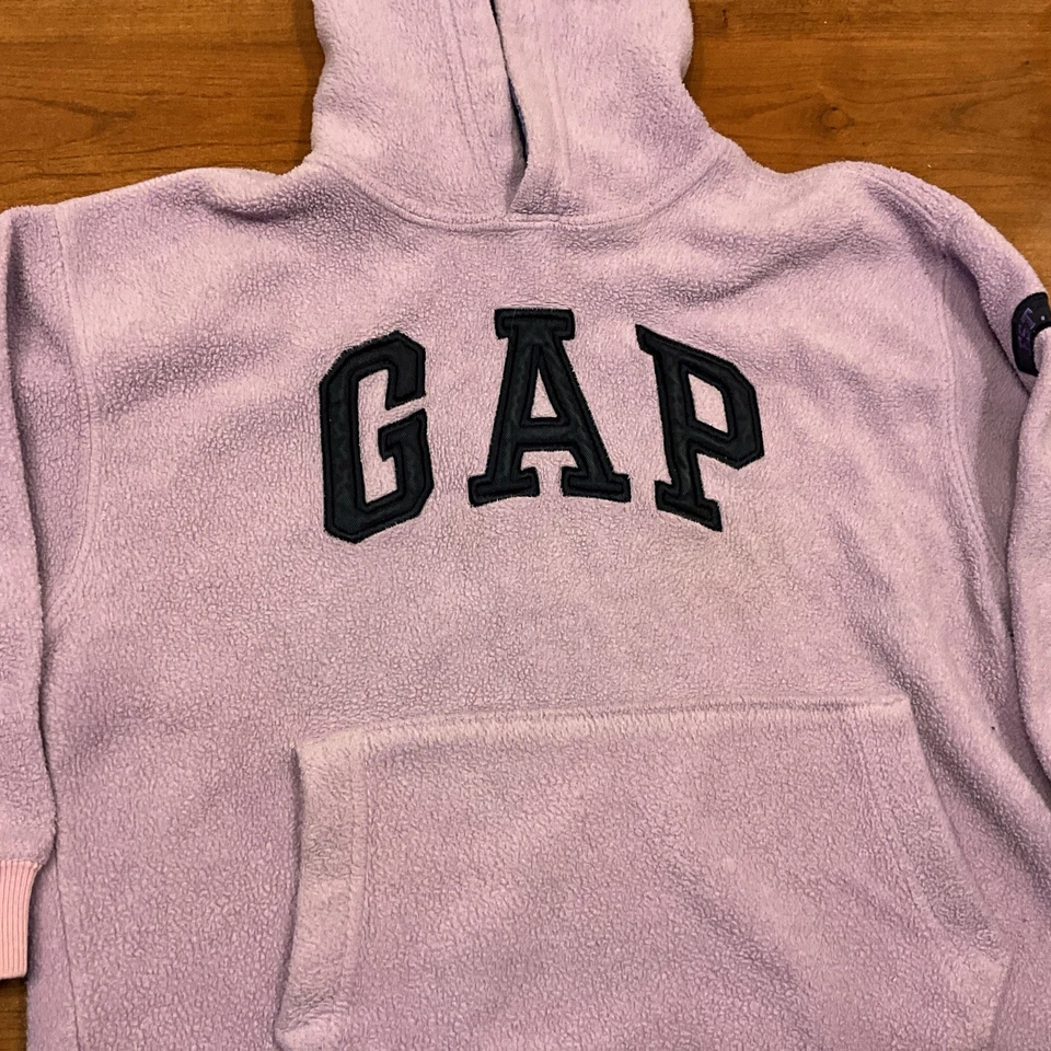  Pullover con capucha de lana para niños GAP lavanda/púrpura sudadera con capucha niños XS 4T Foto 2 de 4