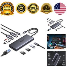 USB C Docking Station 10-in-1 Dual Monitor Laptop Dock 2 HDMI Brand Model