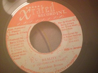 Prezident Brown - Reality (7'') (Near Mint (NM or M-)) - 2791289599