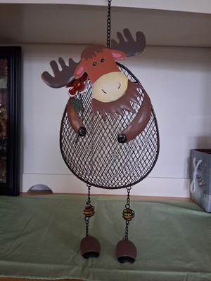 Moose Bird Feeder-Wildlife -Outdoors-Trees-Garden