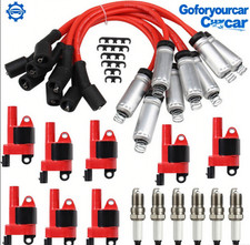 High Performance Uf414 Ignition Coilspark Plugwire For Chevy Gmc 5.3l 6.2l V8