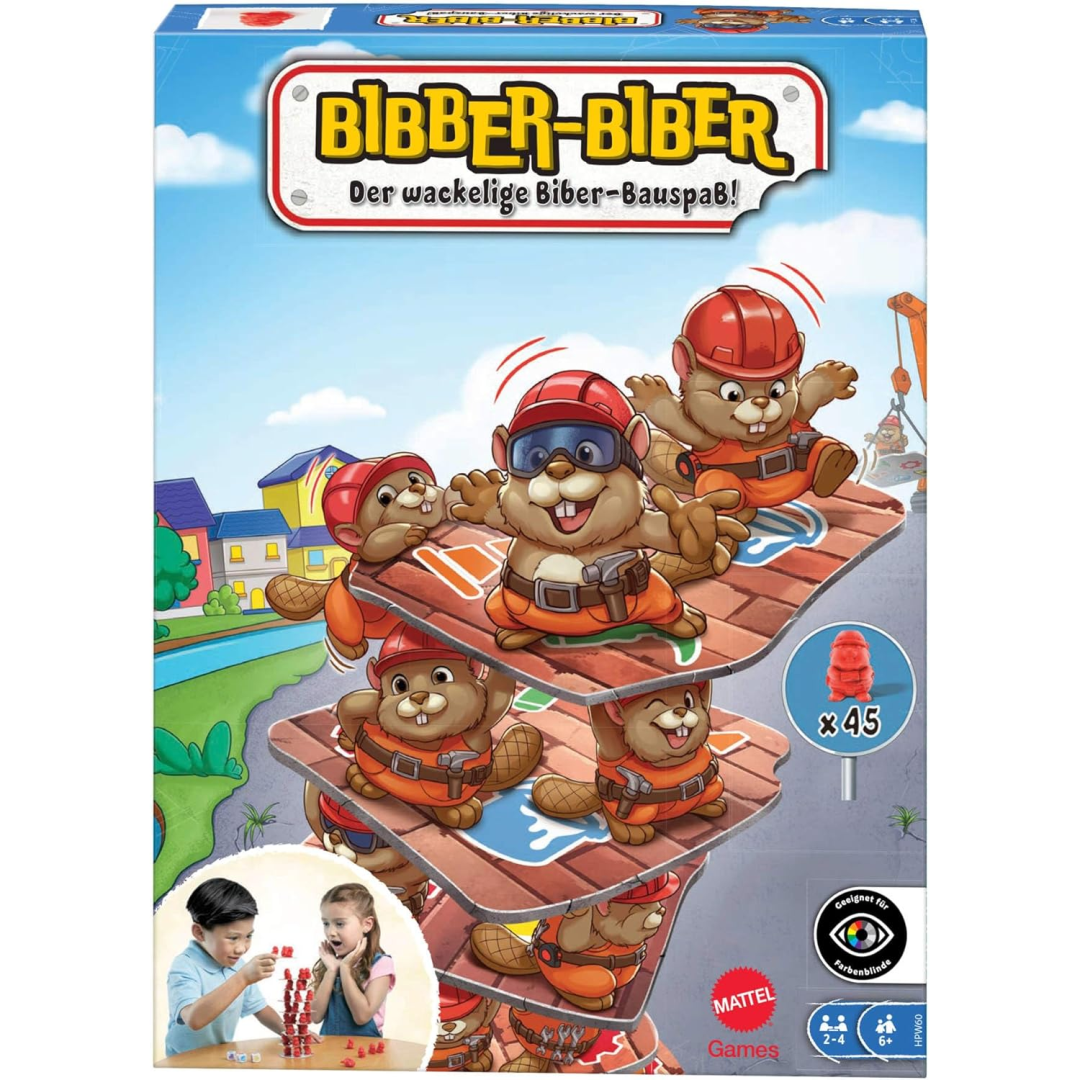 Beaver Building Fun Family Board Game New