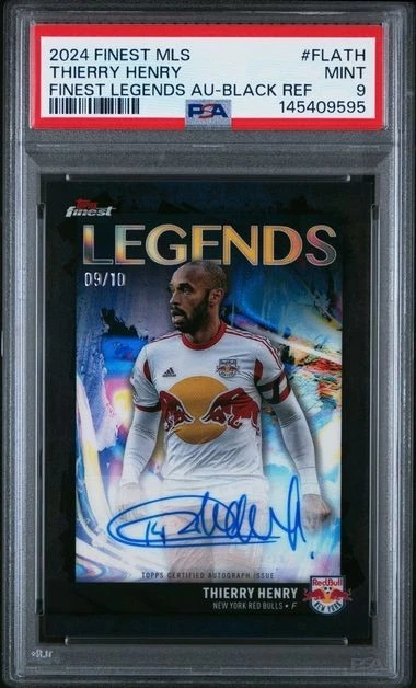 Carte Panini WCCF 2004-05 Thierry Henry N°15 - Arsenal/France - Version Noire