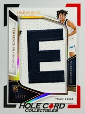 TERRENCE SHANNON JR. RC 2024-25 Panini Immaculate Jumbo Patch Team Logo /25