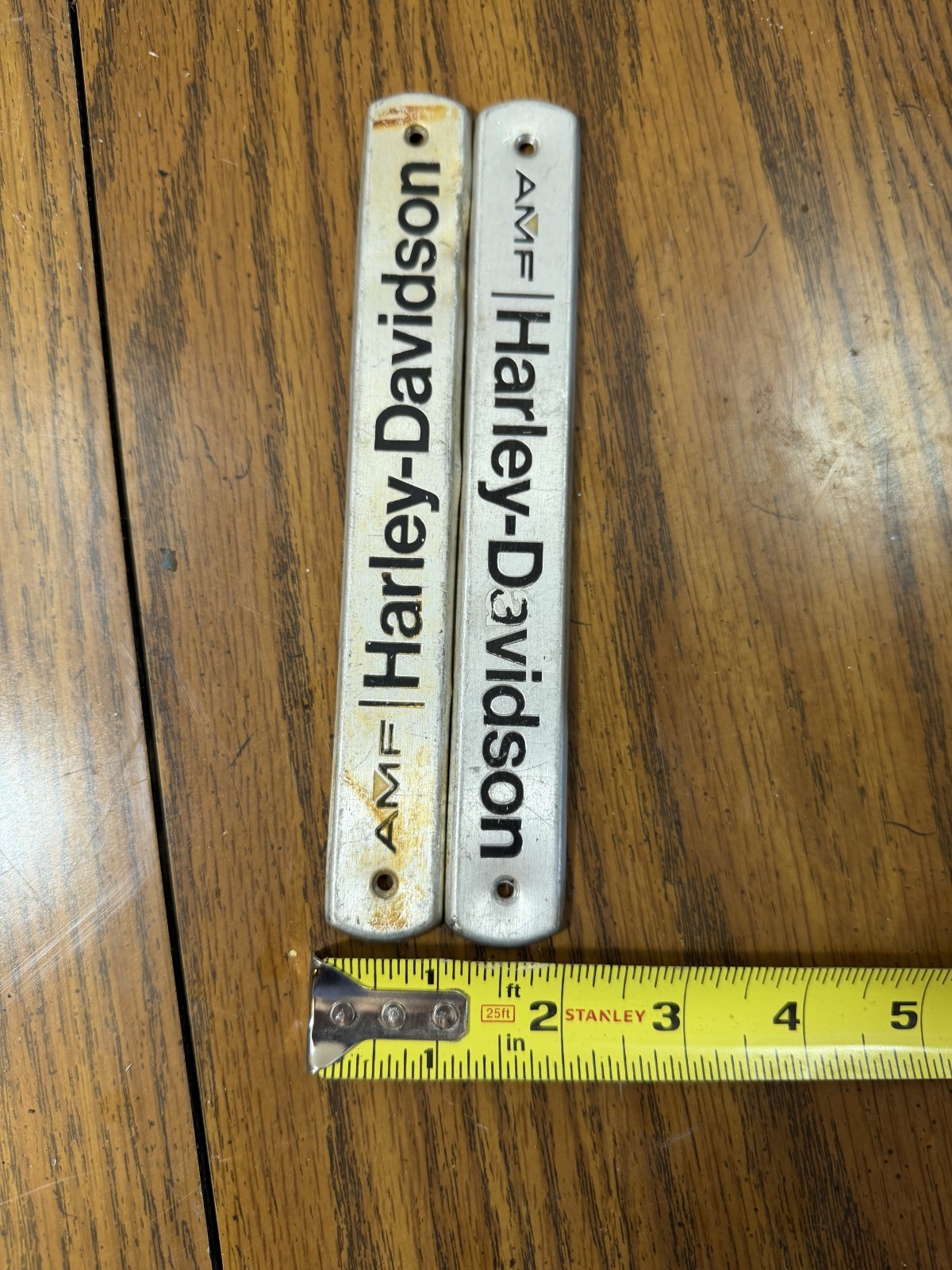 ORIGINAL HARLEY DAVIDSON AMF GAS TANK BADGE EMBLEM SHOVELHEAD FLH FX SPORTSTER