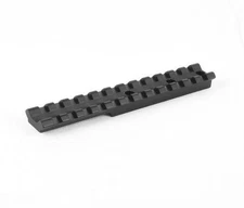 EGW Picatinny Rail 0 MOA For Henry Single Shot (H015) Ambidextrous Black - 46201