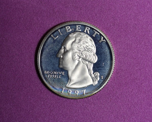 1997-S Quarter Dollar #P34523