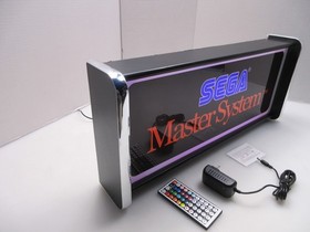 Sega Master System LED Display lighted sign lightbox Wall hanging Light