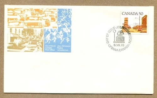 CANADA 1978-06-07. Canadian Street Scene 50¢. First Day Cover FDC