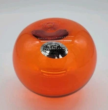 Blenko Float Ball Whimsy - Dreamsicle