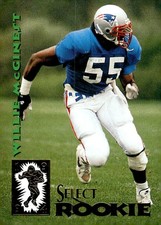 1994 Select 1994 Select #205 Willie McGinest New England Patriots RC