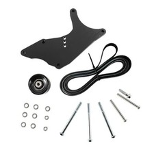 LS Truck SUV Dual Alternator Bracket Kit for GM 4.8L 5.3L 6.0L 6.2L Black