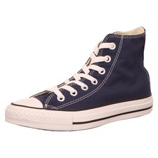 Chuck Taylor All Star Canvas High Top, Navy, 8