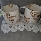 Starbucks Coffee Mugs, Three Regions, Aztec, Ivory and Gold, 2012 — photo 3