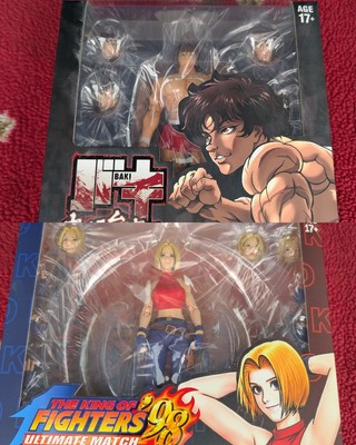 Storm Collectibles Baki Hanma & Blue Mary -  2 Figure Fighter combo Bundle.