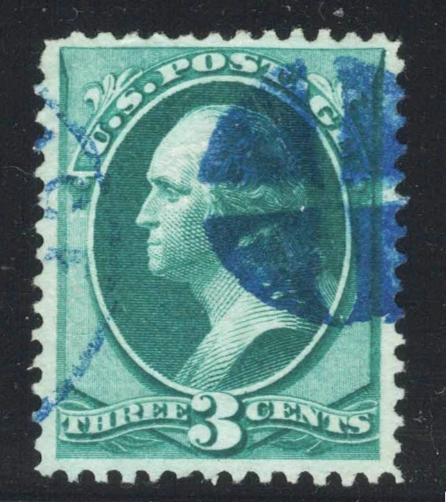 米国アンティーク切手 1861年 使用済 ジョージ・ワシントン 3￠切手 米国アンティーク切手 1861年 使用済 ジョージ・ワシントン 3￠切手