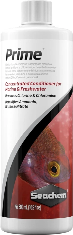Acondicionador Prime 500 ml - Removedor químico eficaz para agua dulce y salada Foto 3 de 4