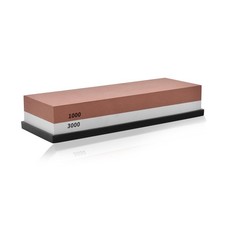 Premium Whetstone Knife Sharpening Stone 2 Side Grit 1000/3000 Waterstone- Wh...