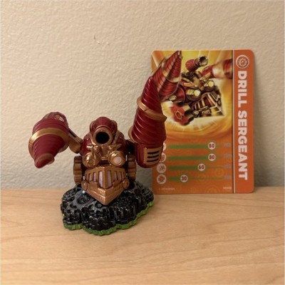 Activision Skylanders Drill Sergeant Character Figure w/ Card Spyro Series